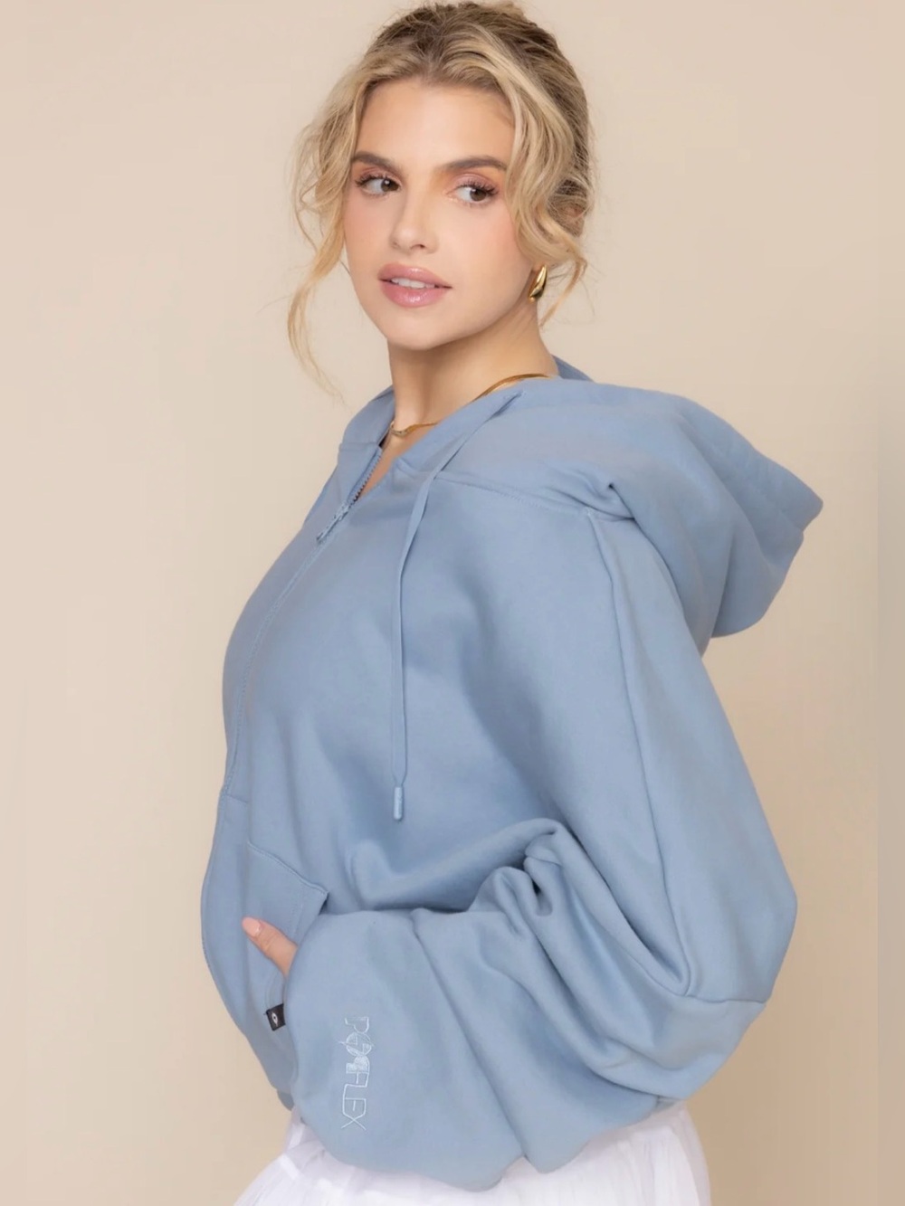 POPFLEX cloud zip up hoodie